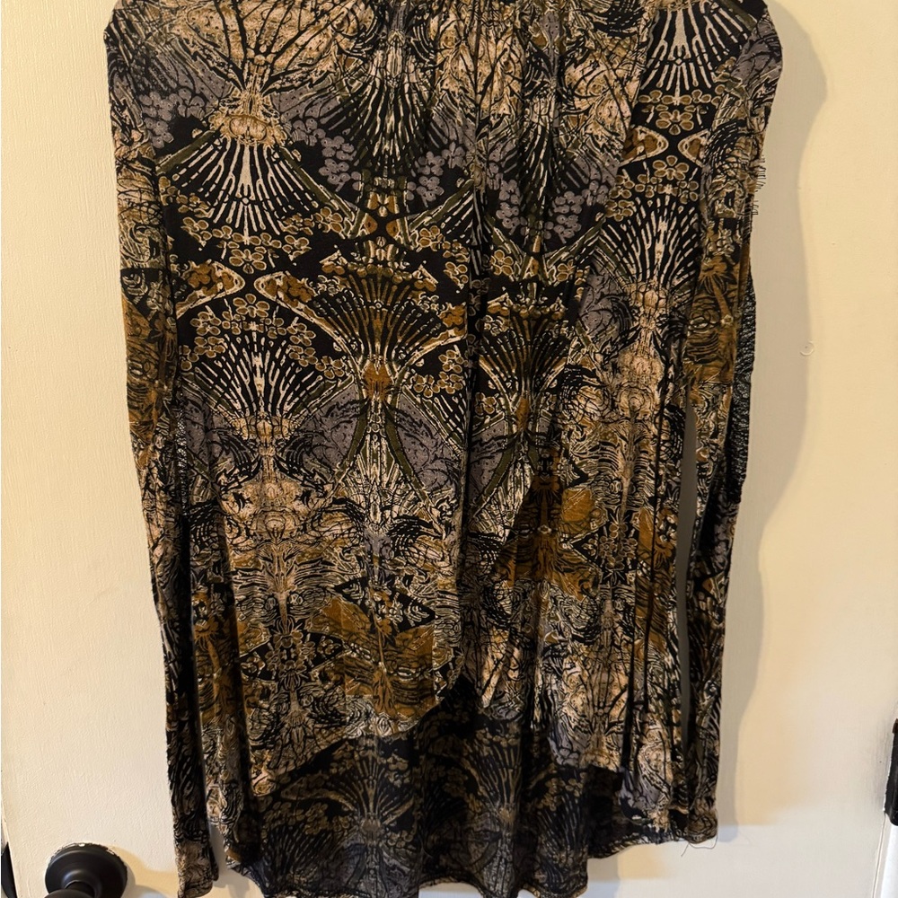 Free People  Black and Gold tunic